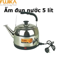 Ấm đun nước siêu tốc Fujika FJ-SD50 inox 5 lít tự ngắt khi nước sôi - Bảo hành 12 tháng