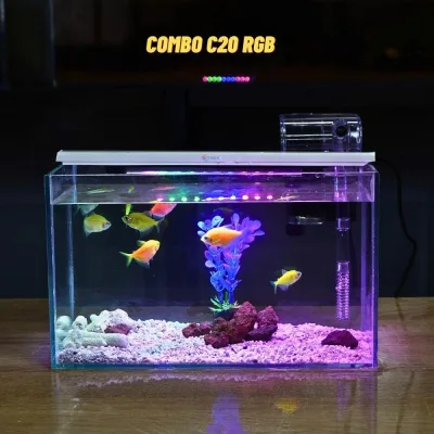 Bể cá mini COMBO Phụ kiện 5 món , 6 món , 7 món