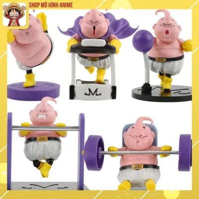 Mô Hình Ma Bư Tập Thể Dục, Mô Hình DragonBall, 7 Viên Ngọc Rồng, Decor Trang Trí, Full Box - Bộ Sưu Tập Nhân Vật
