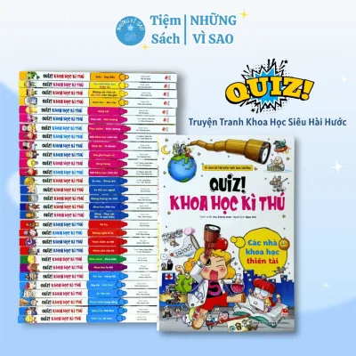 Sách - Quiz! Khoa Học Kì Thú (Kiến Thức Khoa Học Hấp Dẫn Cho Trẻ Từ 6 Tuổi+) - Cuốn Lẻ Tùy Chọn