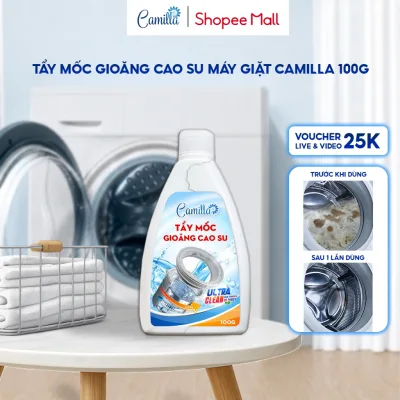 Tẩy Mốc Gioăng Cao Su Máy Giặt CAMILLA Tẩy Sạch Sâu, Loại Bỏ Nấm Mốc, An Toàn | 100Gr