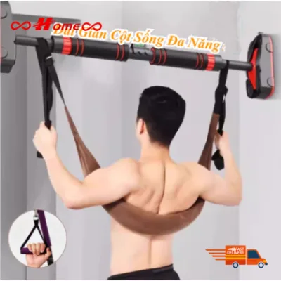 giãn thắt lưng thoáng khí, đai kéo giãn đốt sống thắt lưng mềm mại không cần lắp đặt, thiết bị thư giãn cột sống