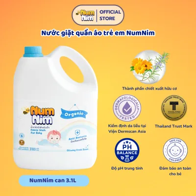 Numnim Thailand baby fabric organic soft ingredients-antibacterial (anti bacteria)-3.1l-authentic