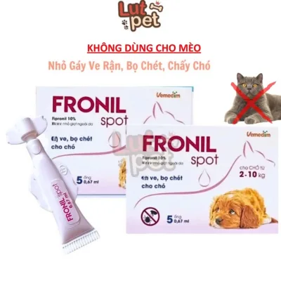 Nhỏ gáy cho chó fronil spot - nhỏ ve rận, bọ chét cho chó - lupet