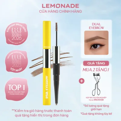 Chì kẻ mày 2 đầu Lemonade Dual Eyebrow 2.75g