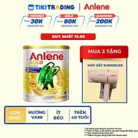Bao bì mới - Sữa Bột Anlene Gold Hương Vanilla (Hộp Thiếc 800g)