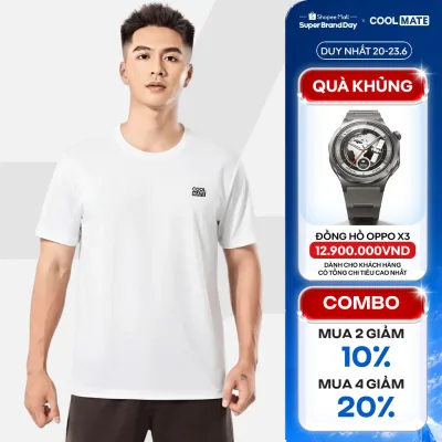 ÁO THUN thể thao nam ProMax S1, áo tập Gym, chạy bộ Pickleball, Tennis thoáng khí, thấm hút Coolmate