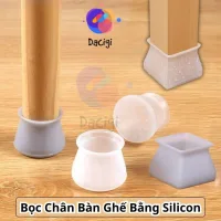 Bọc chân bàn ghế bằng silicon dày, vỏ bọc chân bàn ghế chống trơn trượt và trầy xước sàn- Dacigi