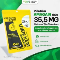 Viên kẽm AMAGAIN - ứng dụng Kẽm Chelamax® Bisglycinate nguyên liệu nhập Mỹ - phân phối bởi Fresheen Health
