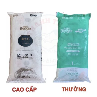 COMBO 2 TẢI BỈM BEJOYIE Dán / Quần BỈM XANH THƯỜNG /BỈM CAO CẤP TRẮNG PLUS Siêu Mỏng, Siêu Thấm Hút