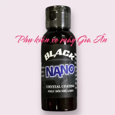 Phục hồi bảo dưỡng Nhựa nhám-Nano Black chống nước 50ml tặng kèm khăn và mút