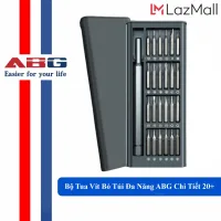 Bộ Tua Vít Bỏ Túi Đa Năng ABG Chi Tiết 20+ Vít Từ Tính Mạnh Thiết Kế Hộp Nhựa Sần Chống Bám Vân Tay Cao Cấp