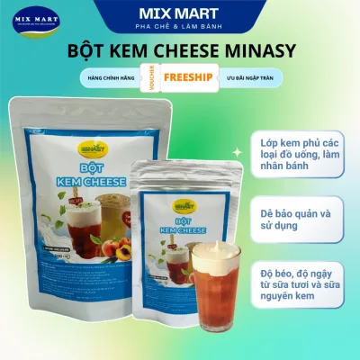 Bột Kem Cheese Minasy Lớp Kem Béo Ngậy Phù Hợp Với Các Loại Đồ Uống