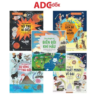 Bộ sách - Cuốn sách khoa học đầu tiên dành cho học sinh tiểu học (5 cuốn) & Bộ ATLAS Khoa học lật mở (3 cuốn)
