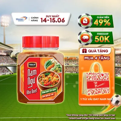 Kho Quẹt Nam Ngư Tôm Khô Cà Mau Tóp Mỡ Ba Chỉ 200gr
