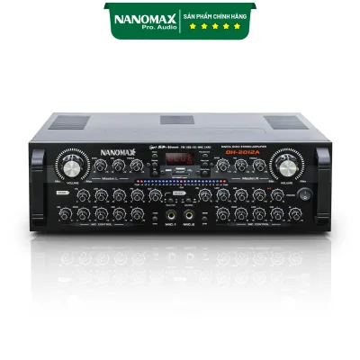 Amply Karaoke Nanomax DH-2012A 12 Sò Công Suất 830w/max Kết Nối Bluetooth Chính Hãng Chất Lượng Cao