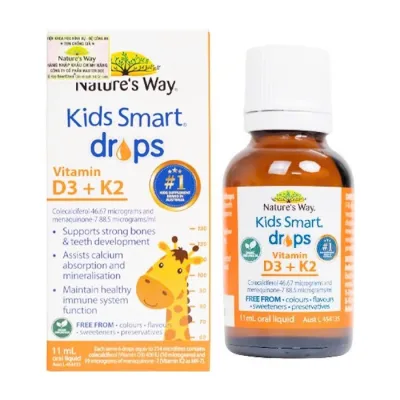 New Generation Vitamin D3K2 Organic Nature's Way for Children 11ml Bottle