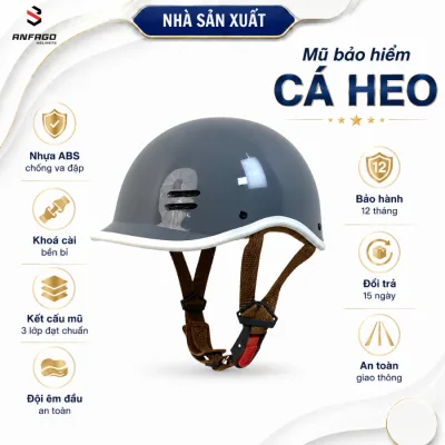 Nón/Mũ bảo hiểm Cá Heo Nam/Nữ Nhiều Màu, Cá tính, năng động, freesize - ANFAGO Helmet