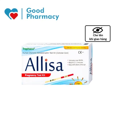 Que thử thai Allisa Pregnancy Test Kit Traphaco thiết bị, dụng cụ y tế giúp phát hiện thai sớm, chính xác