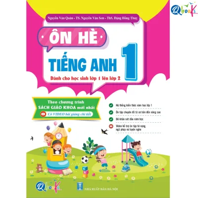 Sách - Ôn Hè Tiếng Anh Lớp 1 - Dành cho học sinh lớp 1 lên 2 (1 cuốn)