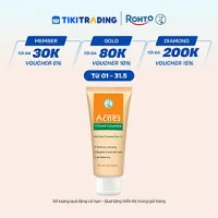 Sữa rửa mặt vitamin làm sáng da, mờ sẹo thâm dạng kem Acnes Vitamin Cleanser 100g
