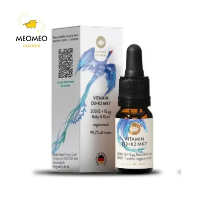 Vitamin D3K2 của Đức Sunday Natural 10ml