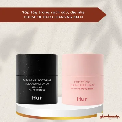 House of Hur Cleansing Balm 50ml – Purifying / Midnight Soothing: Removes Makeup, Deep Cleans & Soothes Skin