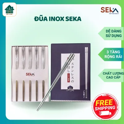 Đũa Inox Seka SK566 Chịu Nhiệt Tốt Không Biến Dạng, Đảm Bảo An Toàn Khi Dùng Hằng Ngày - Bếp Home