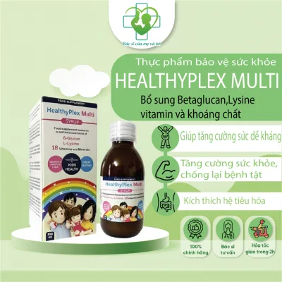 HealthyPlex Multi 150ml - thực phẩm bổ sung vitamin & khoáng chất ( Hỗ trợ tăng cường sức đề kháng)