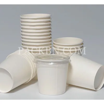Cốc giấy trắng ~210ml - Set 50 chiếc, hàng tiêu chuẩn xuất khẩu