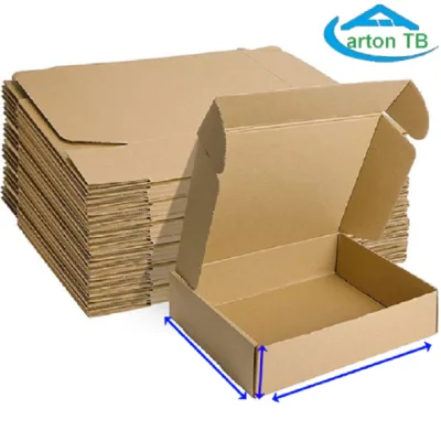 hộp carton nắp gài, hộp nắp gài giá rẻ nhiều kích thước