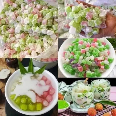 1kg THẠCH SẮN DÂY NẤU CHÈ - BÁNH CANH SẮN DÂY