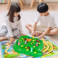 Temi Thỏ Ngộ nghĩnh Bẫy Bảng Trò Chơi Bẫy Thỏ Phiên Bản Nâng Cấp Trò Chơi Xếp Hình Tương Tác Học Sớm Thẻ Trò Chơi