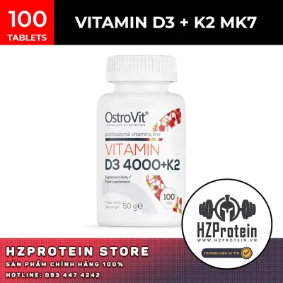 Ostrovit Vitamin D3 K2 - Bone and Joint Support (100 Capsules)