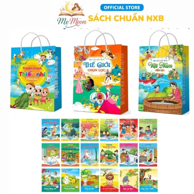 Sách - Bộ 24 Truyện Cổ Tích Việt Nam - Thế Giới - Ngụ Ngôn - Quét Mã Nghe Đọc (Song Ngữ Anh Việt)