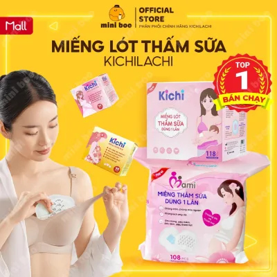 Miếng lót thấm sữa Kichilachi chống tràn 48 miếng & 118 miếng & 108 miếng lót sữa Mamicare - MINIBOO