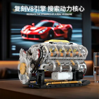 High-End Mechanical Engine Model – Creative Assembly Toys for Boys, High-End Intellectual Gifts