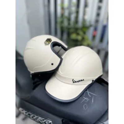 nón kết nữ vespa có lổ để tóc