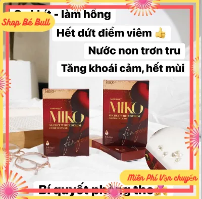 (S- BBull) Hộp 6V Serum se khít cô bé Miko đỏ Thái Lan Se khít , làm hồng , kháng khuẩn