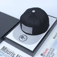 Mũ Nón Snapback Họa Tiết Sọc Ngang Chất Liệu Kaki Dày Dặn Cứng Cáp Nón Snapback HipHop Thời Trang Unisex Cho Cả Nam Và Nữ