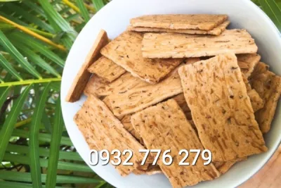 Bánh dừa nướng Phúc Đạt 180g - đặc sản Quảng Nam - đồ ăn vặt - bánh kẹo ăn vặt Muasam nhanh