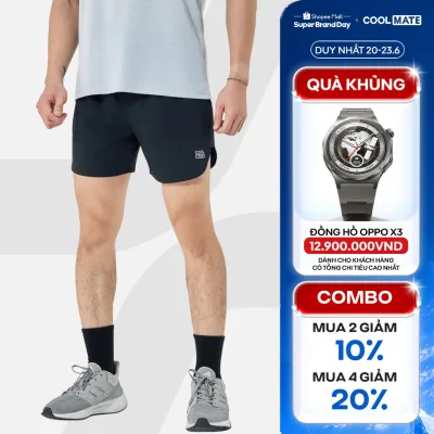 Quần short nam thể thao Maxcool chạy bộ, tập gym, Pickleball thoáng khí, thoải mái Coolmate
