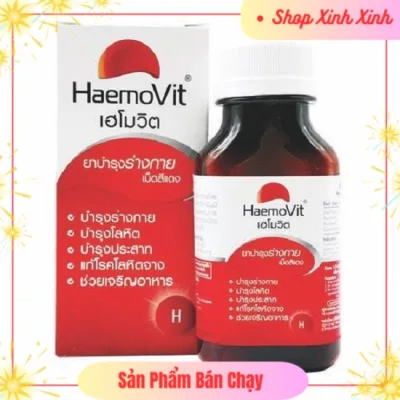 (Free Ship) (Chính Hãng) Hộp 100v Uống Tăng Cân HAEMOVIT Plus Capsules Tăng Cân , tăng Cường Trao đổi Chất , Ăn Ngủ Ngon