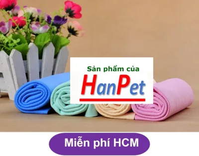 HCM-Chăm sóc chó mèo - Khăn tắm siêu thấm Size nhỏ 40x30x0,2cm -HP21110015