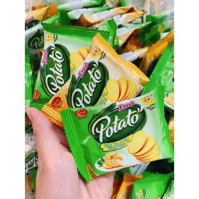 500G - Bánh Khoai Tây Potato Hoàng Gia Thơm Ngon Đồ ăn Vặt