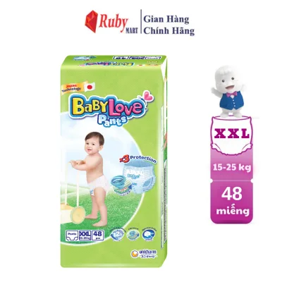 Unicharm Bobby's Babylove Diapers and Pants Come in All Sizes from 3XL to 5XL (Random Delivery)