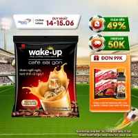 Cà phê Wake up Sài Gòn - Túi 24gói x 19gr