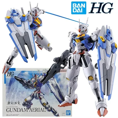 BANDAI HG 1/144 Gundam Aerial 14Cm Gundam The Witch From Mercury Anime Bản gốc Hình ảnh hành động Mô hình Bộ sưu tập đồ chơi trẻ em