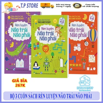 Combo 3 PCs right brain training book-for children 3-6yrs-develop intelligence for children