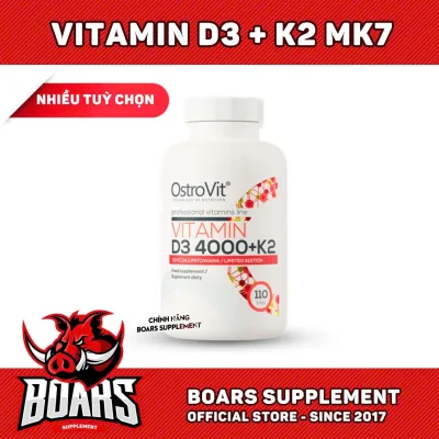 OSTROVIT VITAMIN D3 K2 - HỖ TRỢ SỨC KHỎE XƯƠNG KHỚP, SỨC MẠNH CƠ BẮP, SỨC KHỎE TIM MẠCH